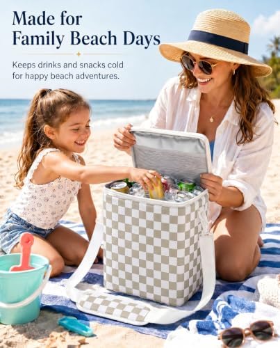Insulated Cooler Organizer Insert Compatible with XL Bogg Bag,2-in-1 Dry-Wet Separate Tote Insert Leakproof Cooler&Mesh Storage Bag,Bogg Bag Accessories for Beach,Camping