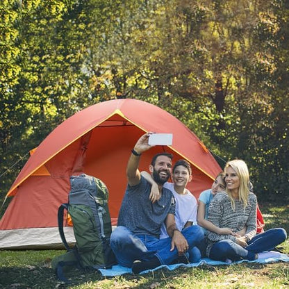 unp 6 Person 4 Season Dome Tent, Easy to Set Up for Camping & Hiking, Lightweight & Portable, Green