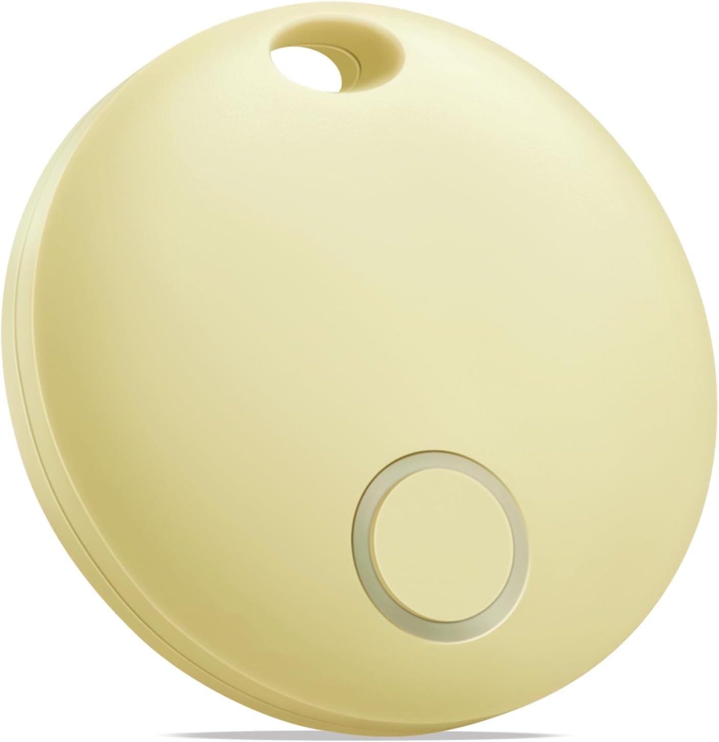 Air Tracker, Smart Bluetooth Tracker Works with Apple Find My (iOS Only), Item Finder Locator for Keys, Luggage, Backpack, IP67 Waterproof, Yellow