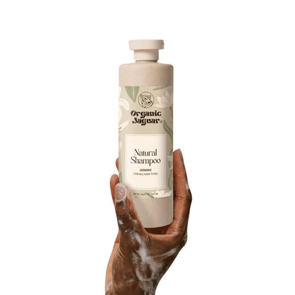 Natural Shampoo for Hair Care, Sulfate Free Shampoo with Castor Oil, Honey, Biotin, Glycerin, Aloe Vera & Mild Thickening Agent, Unscented, Dry to Color Treated to All Hair, 13.5 fl oz