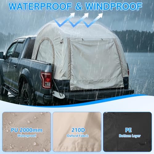 Inflatable Truck Bed Tent Mattress for Camping Outdoor Travel