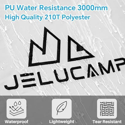 JELUCAMP 1/2/4/6 Person Dome Tents for Camping Lightweight Backpacking Tent