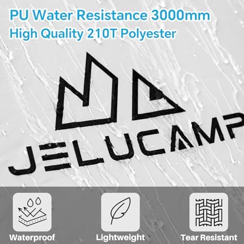 JELUCAMP 1/2/4/6 Person Dome Tents for Camping Lightweight Backpacking Tent