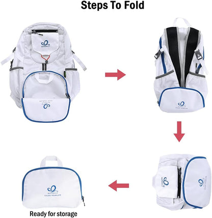 WATERFLY Small Lightweight Packable Backpack: 20l Ultra Light Foldable Travel Hiking Camping Daypack Day Pack for Man Woman