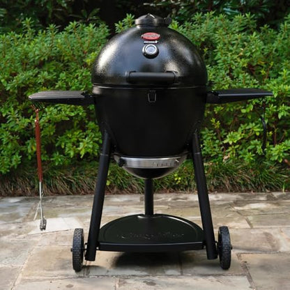 Char-Griller® AKORN® 20-Inch Kamado Charcoal Grill and Smoker with Triple-Wall Insulation and EasyDump™ Ash Pan with 445 Cooking Square Inches in Black