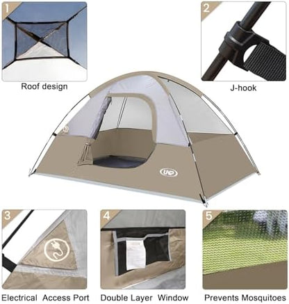 Camping Tent 2-4 Person Dome Tents
