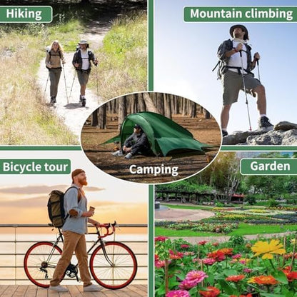 Naturehike 2-Person Camping Tent, Waterproof & Windproof, Easy to Set Up for Outdoor, Trekking, Backpacking
