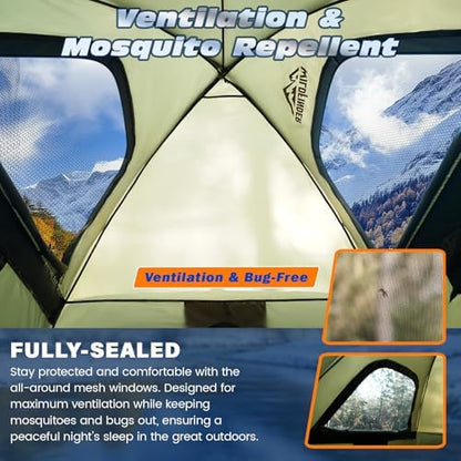 WildFinder Truck Bed Tent, Pickup Truck Tents for Camping 6.1-6.3 FT Bed