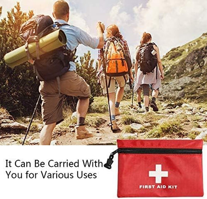 AOUTACC 6 Pack Empty First Aid Bag, Mini Travel Empty First Aid Kit Pouch Bag for Emergency at Home, Office, Car, Outdoors, Boat, Camping, Hiking(Bag Only)