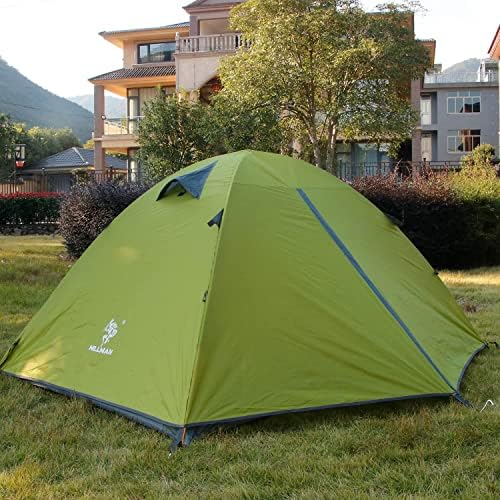 HILLMAN 1/2/3/4 Person Tents for Camping Instant Lightweight Backpacking Tents Easy Set Up Waterproof Family Camping Tent with Rainfly & Carry Bag Portable Dome Tent for Camping Hiking & Traveling