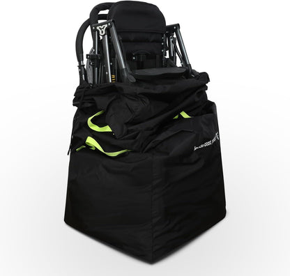 X-Large Stroller bag - Airport Gate checkin luggage - Children Travel Must Have - Single, Jogger and Double Baby Stroller Cover For Airplane Travel - Famiily Vacation- Fits Most Strollers - Durable