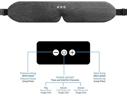 ALASKA BEAR Headphone Cotton Headband Bluetooth 5.2 HD Stereo Noise Reduction - Image 4
