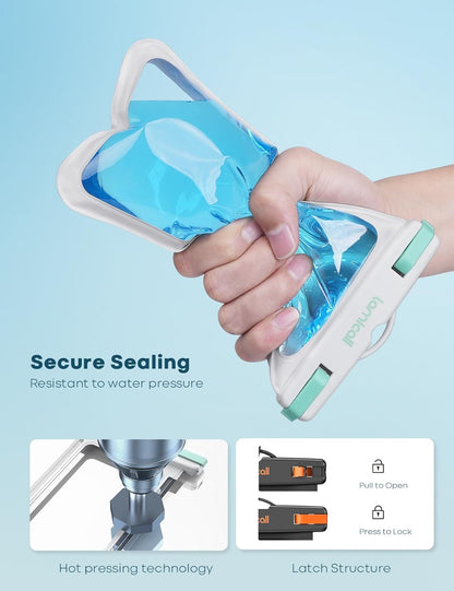 Lamicall 2 Pack Green White Cell Phone Bag, for Mother Mom, Birthday Gift for Father Teens Girls Boys Phone Pouch