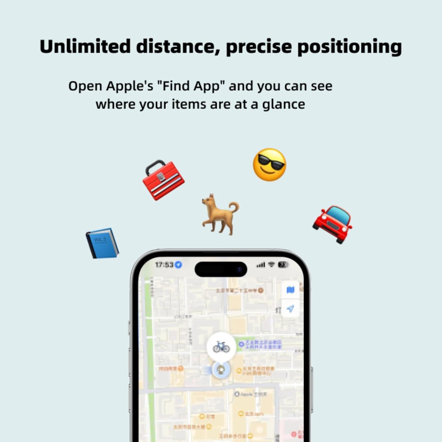 NutaleTag Key Finder 4 Pack - Only iOS - Bluetooth Smart Item Tracker Tag - Work with Find My - Keep Track of The Items That Matter Most - Find Keys Device or Car Key