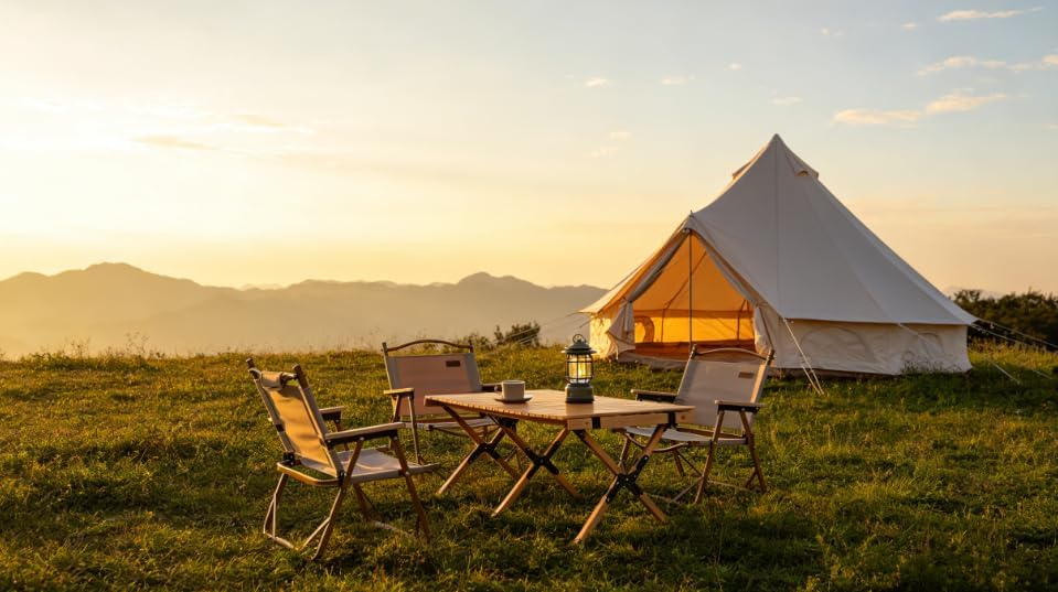 Pop Up Yurt Cabin Tent Waterproof Large Family 4-8 Person Easy Set