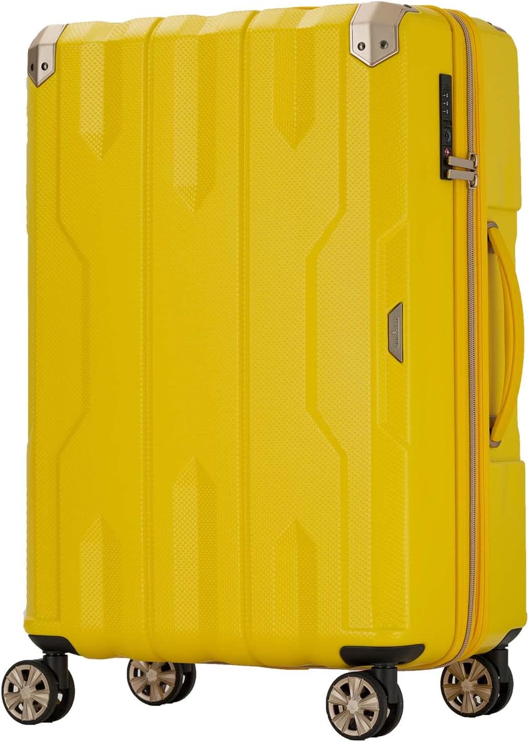 LEGEND WALKER SPATHA Hardside Expandable Luggage, 27-inch, Yellow, 5109-60-YE