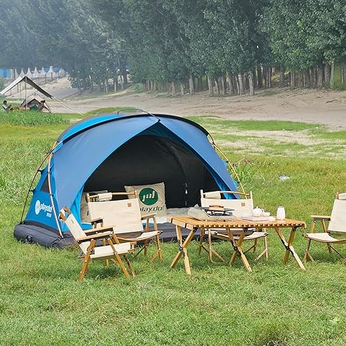 2 Person Inflatable Car Roof Top Tent with Pump,4 Season Waterproof and Sun Resitant Camping Dome Camping Tents for SUV, Truck and Universal Car Tent,Easy Setup