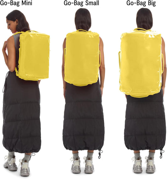 Baboon to the Moon Go-Bag Small 40L – Detachable Straps, Small Duffle Bag for Travel, Gym Bag for Women, Mens Travel Bag, Duffel Bags for Traveling, Travel Duffel Bags for Women (Amber)