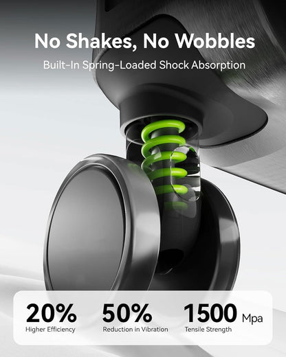 LUGGEX Luggage Sets with Spinner Wheels, 2 Piece (20/28) Aluminum Frame Zipperless Polycarbonate Hard Shell Suitcase Sets, Silver Grey