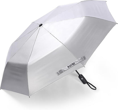 G4Free UPF 50+ UV Protection Large Travel Umbrella 42/46 Inch Auto Open Close Windproof Sun Blocking Umbrella