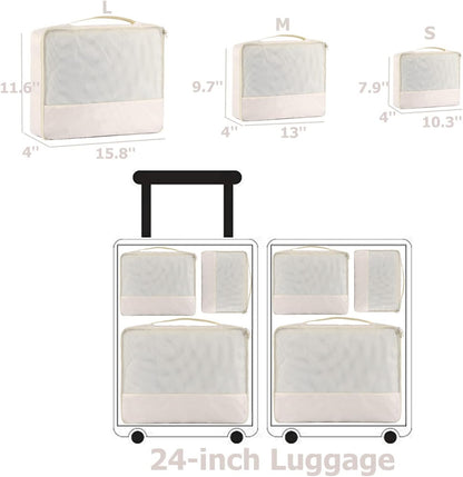 DoubleTrip Packing Cubes for Travel Accessories Luggage Organizer Bag Set Clothes Carry on Suitcase Bags