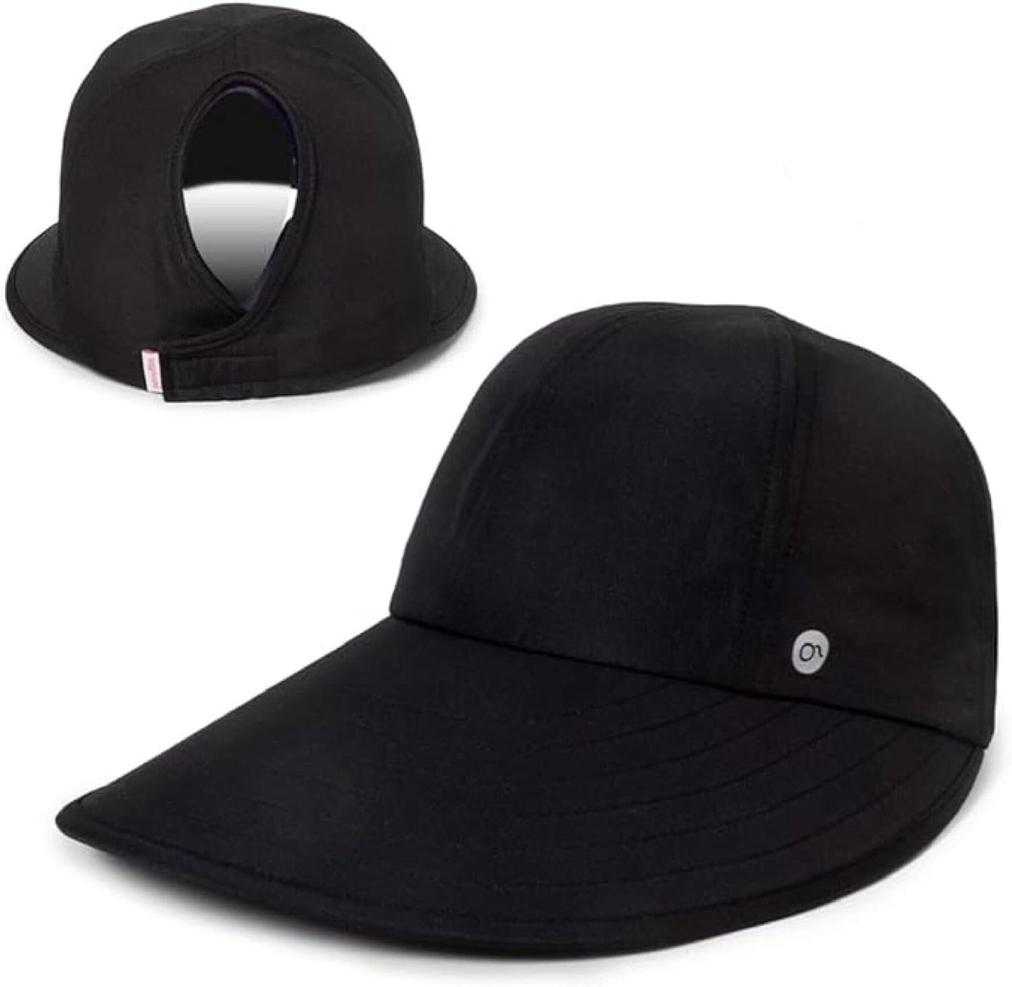 Ponyflo Sunblocker Wide Brim Hat - Oprah Awards Best Sun Hat - UV 50 Protection - Ponytail Sunhat for Women