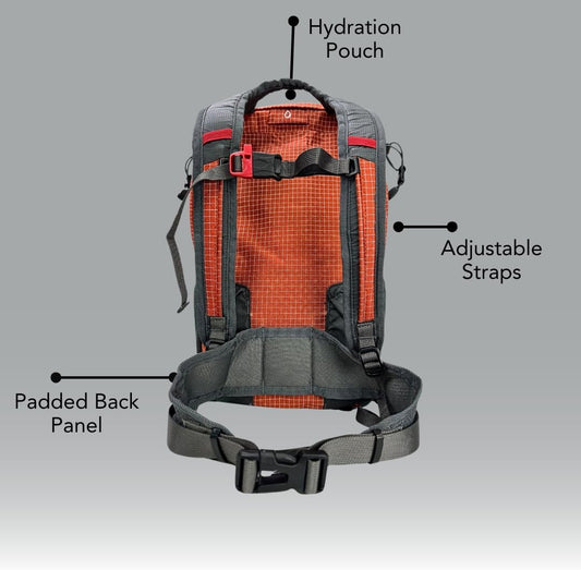 NEAR ZERO 20L Little Dean - Camping Backpack, Lightweight Hiking Backpack for Kids and Adults, Daypack with Smart Storage