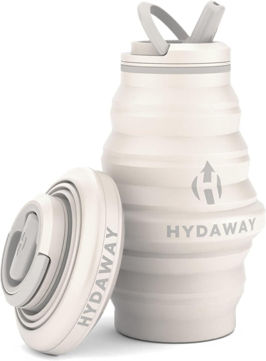 HYDAWAY 17oz Collapsible Water Bottle - BPA-Free, Leakproof, Lightweight, and Space-Saving - Perfect for Travel, Hiking, and Everyday Hydration