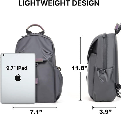 Crossbody Messenger Bag for Women Men Travel Backpack Convertibale Sling Bag Travel Hiking Daypack，Water-Resistant (gray, small)