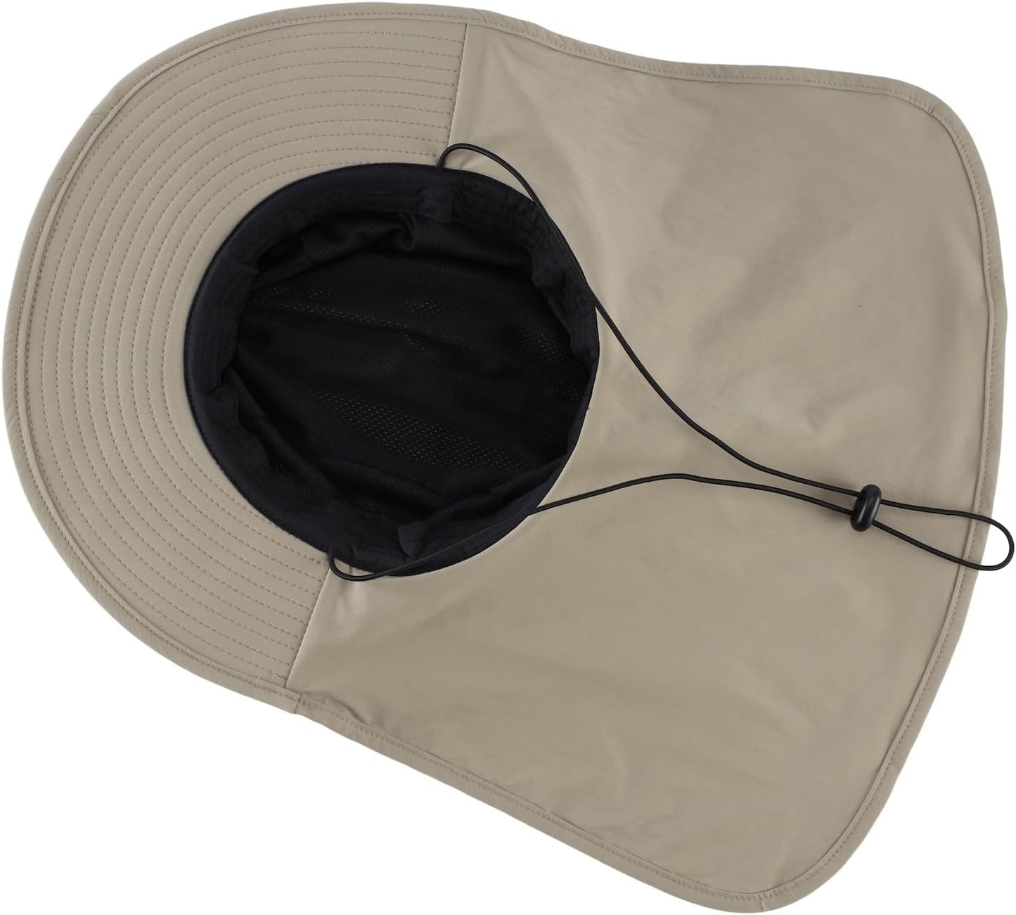 Home Prefer UPF 50+ Sun Hats for Men Women Wide Brim Fishing Hat with Neck Flap UV Protection Sunblock Safari Bucket Hat