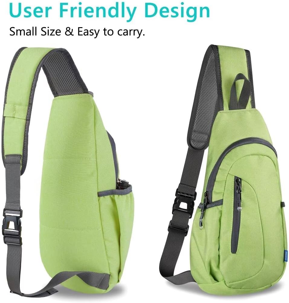 TITECOUGO Small Sling Bag, Lightweight Crossbody Backpack for Men Women, Shoulder Bag for Sports and Outdoor