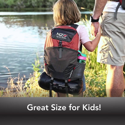 NEAR ZERO 20L Little Dean - Camping Backpack, Lightweight Hiking Backpack for Kids and Adults, Daypack with Smart Storage