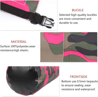 Waterproof Dry Bag 2L/5L/10L/15L/20L/30L, Roll Top Sack Keeps Gear Dry for Kayaking, Rafting, Boating, Swimming, Camping, Hiking, Beach, Fishing with Free Waterproof Phone Case