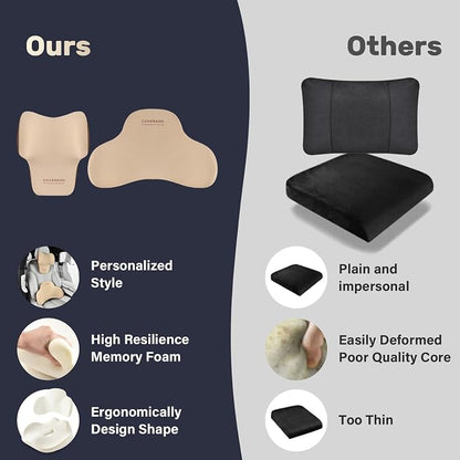 Coverado Lumbar Support and Headrest Pillow - Image 8