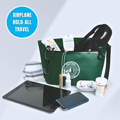 3-Pack Tactiko Heavy-Duty Splash Water Resistant Zipper Pouches - Hold-All Organizers for Dry Bags, Travel Bags (3, Black/Gray/Green)