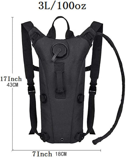 ATBP Running Hydration Vest Pack Tactical 3L Water Bladder Backpack Bag for Cycling Marathon Hiking Daypack Men & Women