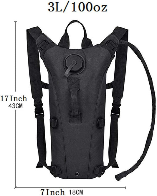 ATBP Running Hydration Vest Pack Tactical 3L Water Bladder Backpack Bag for Cycling Marathon Hiking Daypack Men & Women