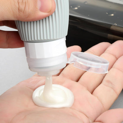 16 Pack Travel Bottles for Toiletries, Large 6oz Silicone Travel Containers jar for Toiletries, Leak Proof Refillable Liquid Shampoo And Conditioner Travel Essentials toiletry Bottles