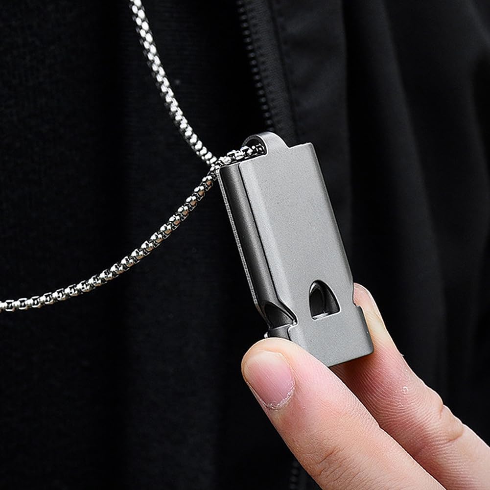 Whistle Emergency Whistles Keychain Rape Whistle Stainless Steel High Decibel Whistles … …