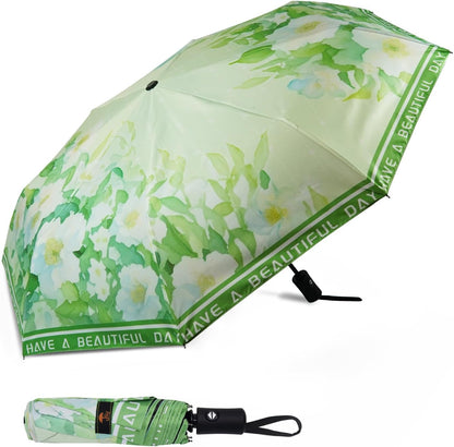 SY COMPACT Travel Umbrella Windproof Automatic Umbrellas Small Compact UV Sun Protection Factory Outlet Umbrella