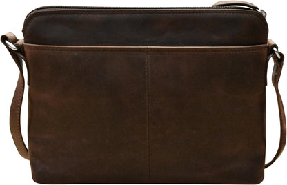 ili New York Genuine Leather Crossbody Bags for Women - Premium RFID Blocking Shoulder Bag Organizer with Adjustable Strap