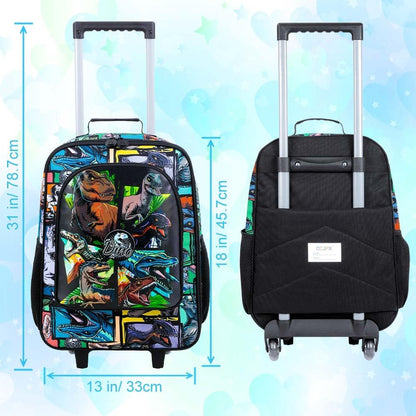 Kids Luggage for Boys Girls, Toddler Rolling Travel Carry on Suitcase with Wheels