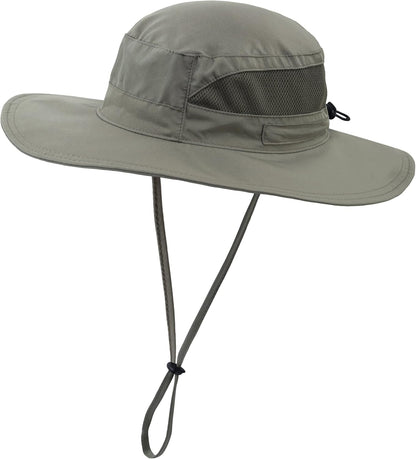 Connectyle Women's UPF 50+ Sun Hat UV Protection Wide Brim Bucket Hat Summer Beach Hats Fishing Hiking Outdoor Safari Hats