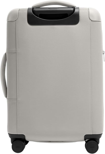 Away Softside Bigger Carry-On Suitcase, 23 Inch Lightweight, Expandable High-Strength Nylon Luggage With Spinner Wheels, Meets Requirements for Most Major Airlines, Cloud Gray