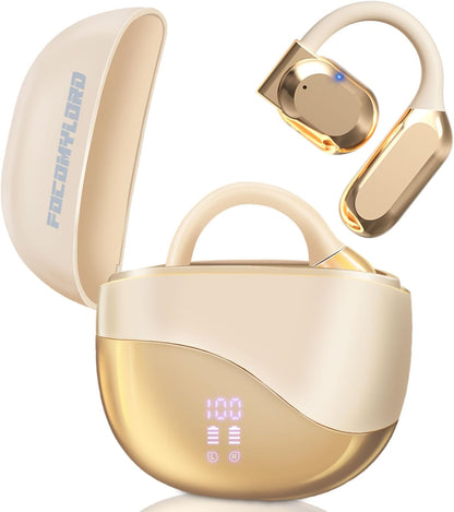 Language Translation Earbuds, 3-in-1 Translator Earbuds, 144-language Real-time Two-Way OWS Earbuds, HD Sound, Long Battery Life, fit iOS and Android, Ideal for Travel and Business, White