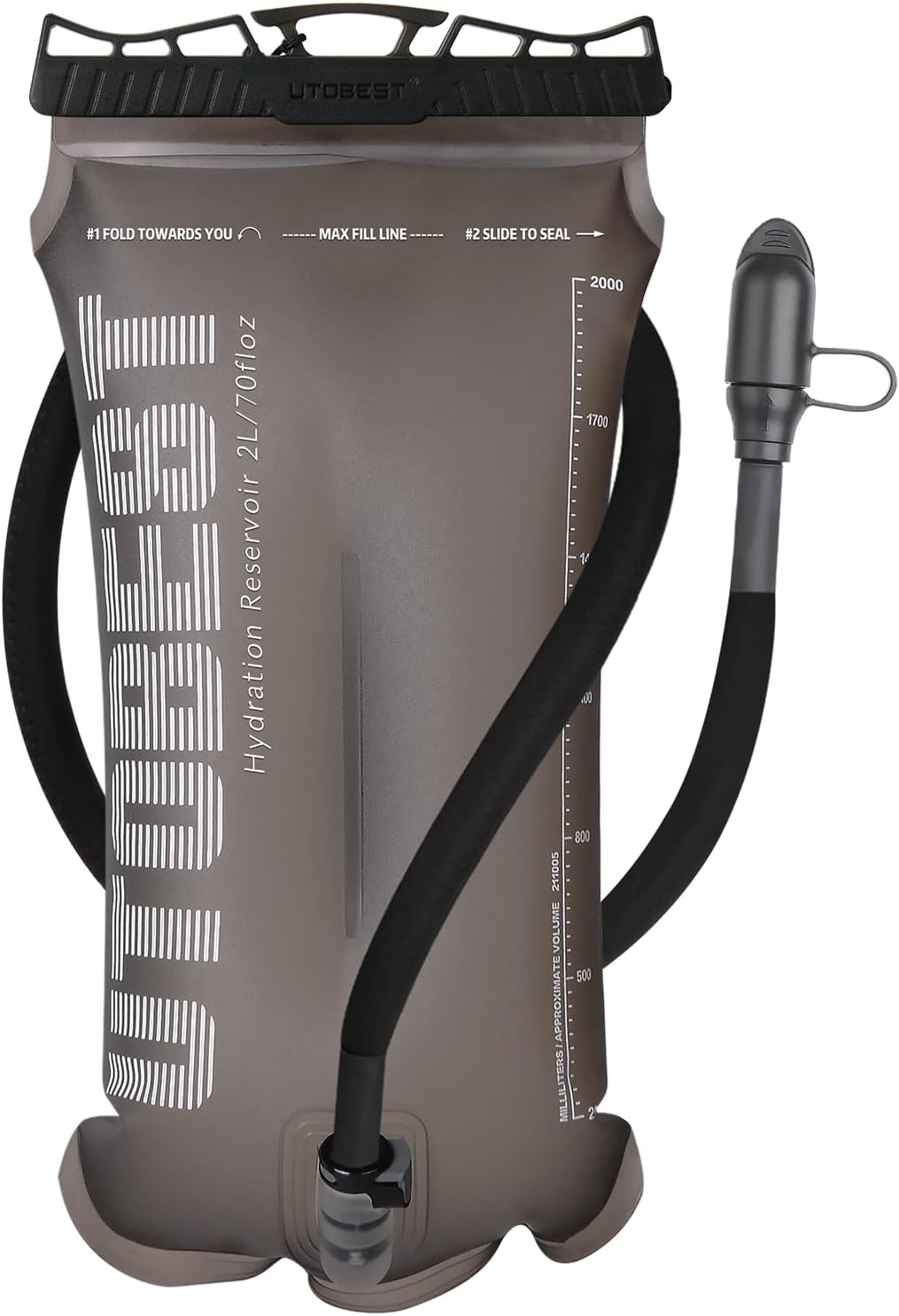 Hydration Bladder,TPU Water Bladder,Water Bladder for Hiking Backpack,BPA Free,Wide Opening,Leak-Proof,Water Reservoir for Hiking Cycling Camping Running