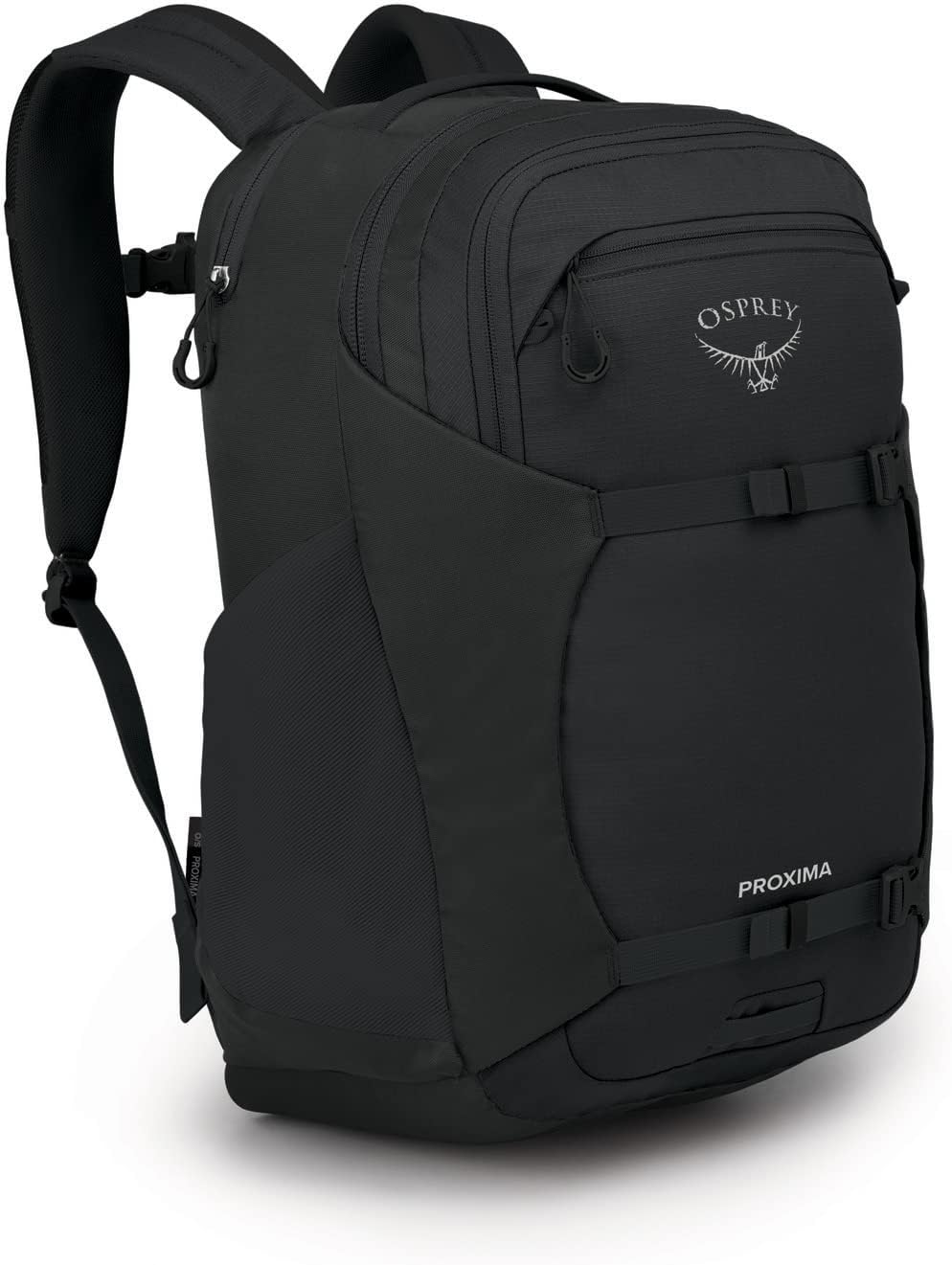 Osprey Proxima Laptop Backpack – Organized Everyday Pack with Dedicated Tech Storage, Water Bottle Pockets, and Comfortable Carry – Perfect for School, Commuting, and Travel, Black