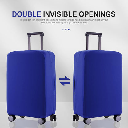 Travel Luggage Cover - Scratch-Resistant Suitcase Protector (Blue, S(19-21 inch))