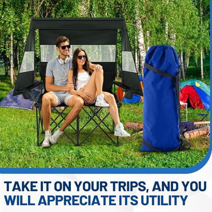 48" Large Camping Chair Bag Replacement, Folding Chairs Bag, Blue