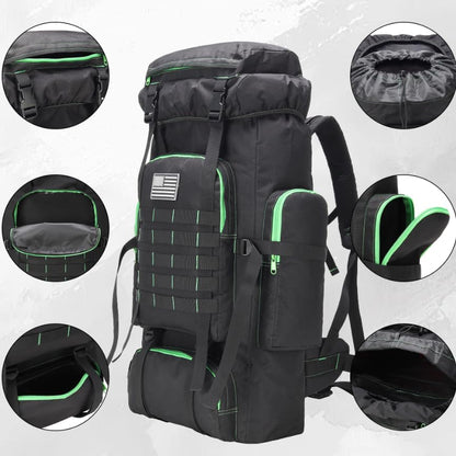 Hiking Backpack for Men 70L/100L Camping Backpack Military Rucksack Molle 3 Days Assault Pack for Climbing